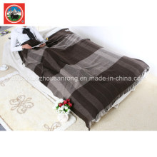 Yak Lã Listrado Cobertor / Cashmere Tecido / Camelo Woo Têxtil / Folha de Cama / Cama